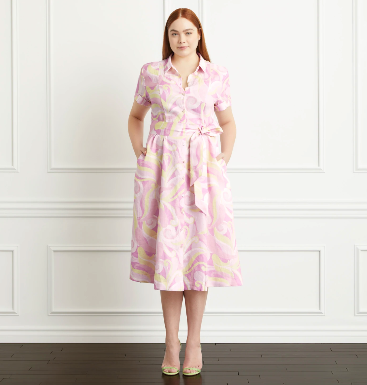 The Lily Dress - Candy Kaleidoscope Linen